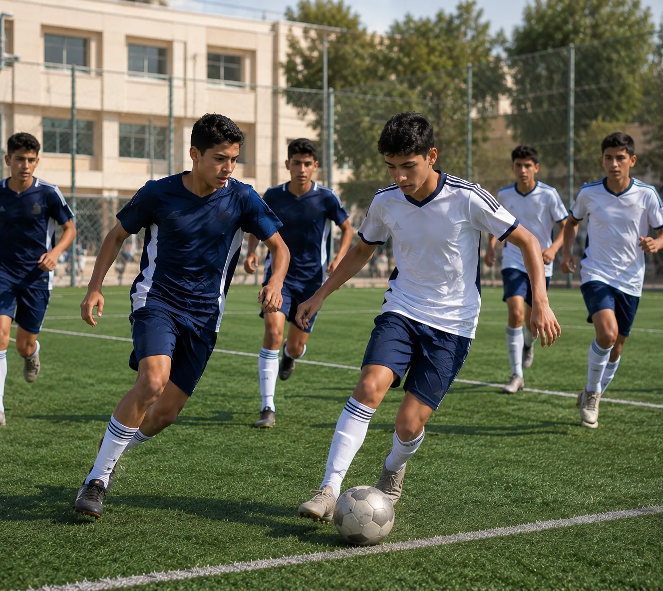 Kuwait sports uniform program football PE kits
