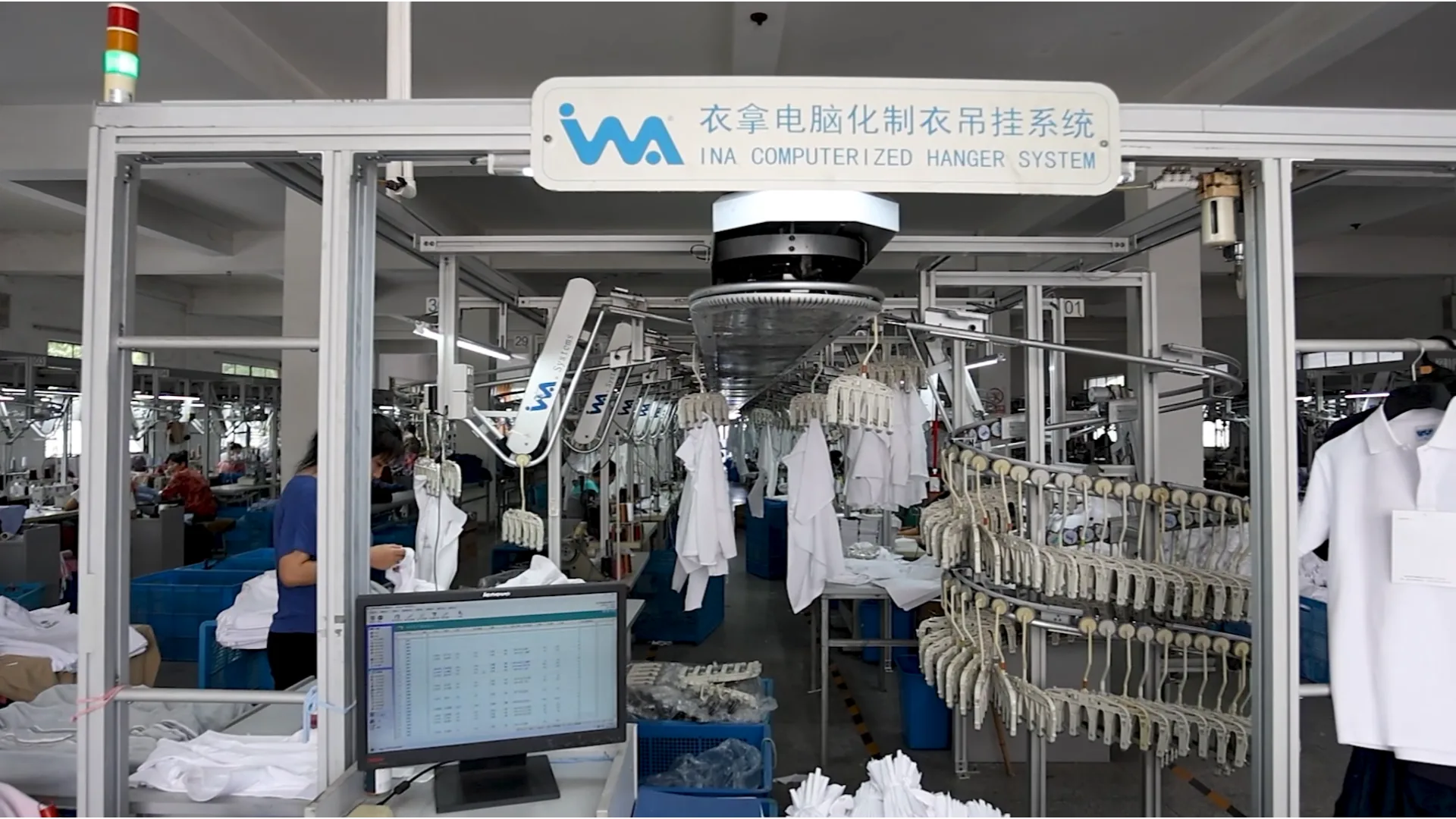 INA computerized hanger production system