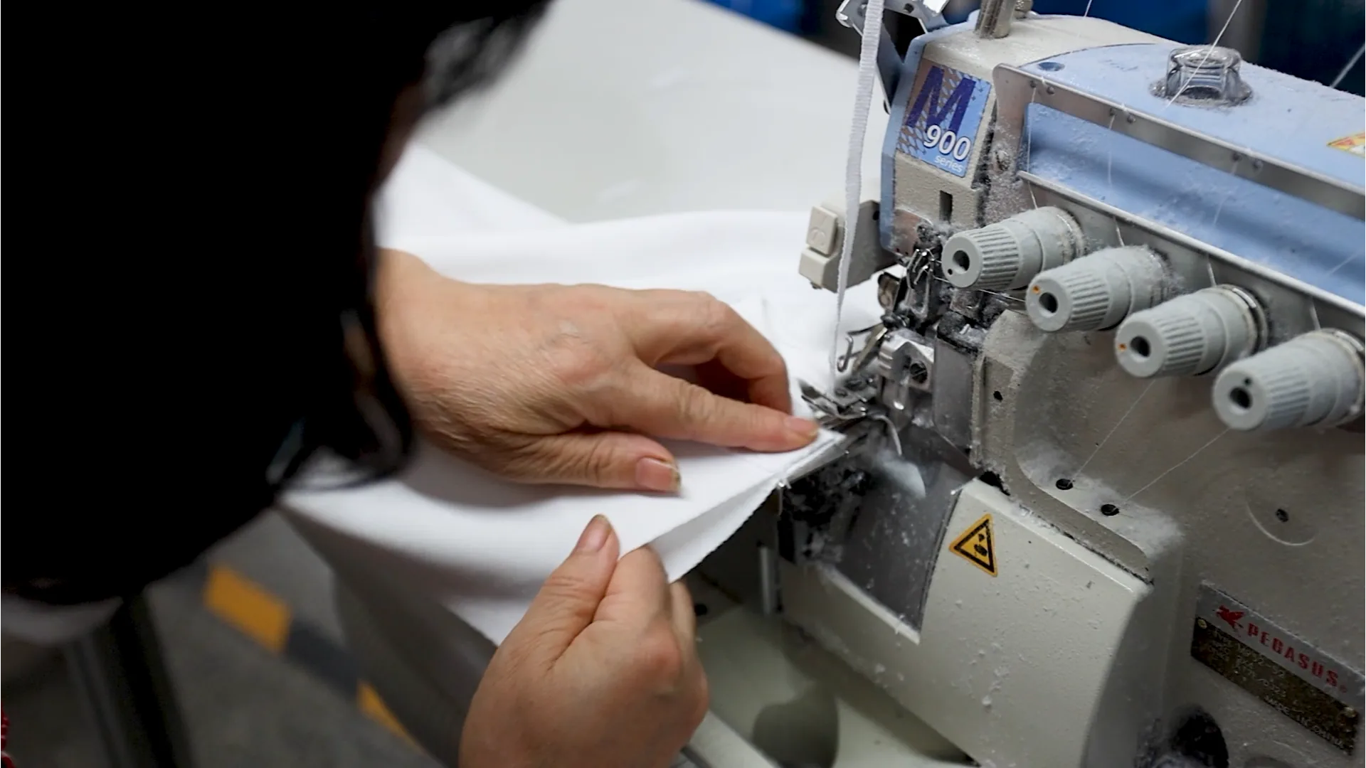 Tajima embroidery close-up
